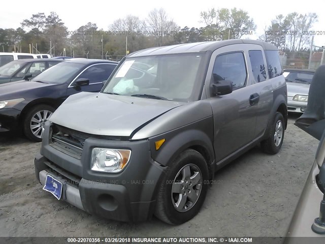 5J6YH28533L021204 - 2003 HONDA ELEMENT EX Champagne photo 2