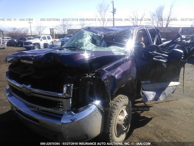 1GCJK336X8F124902 - 2008 CHEVROLET K3500 4X4 CREWCAB  MAROON photo 2