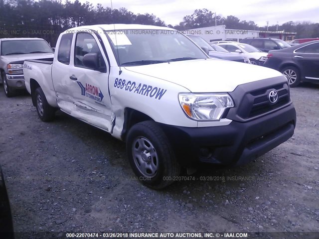 5TFTX4CN6EX042596 - 2014 TOYOTA TACOMA ACCESS CAB Weiß Foto 1