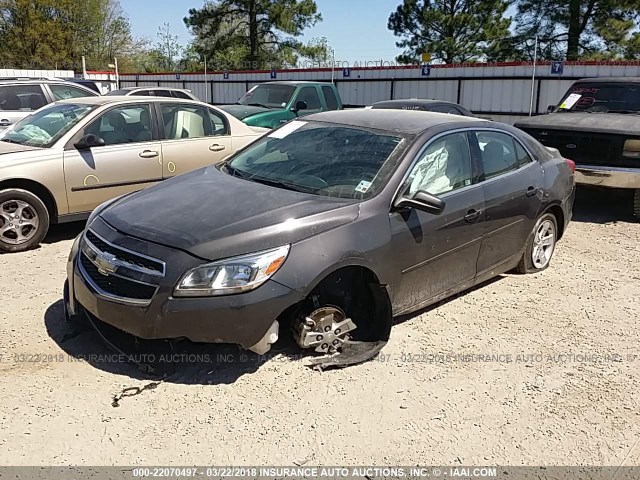 1G11B5SA7DF202427 - 2013 CHEVROLET MALIBU LS 灰色 照片 2
