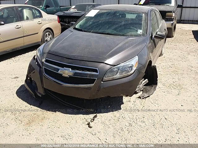 1G11B5SA7DF202427 - 2013 CHEVROLET MALIBU LS 灰色 照片 6