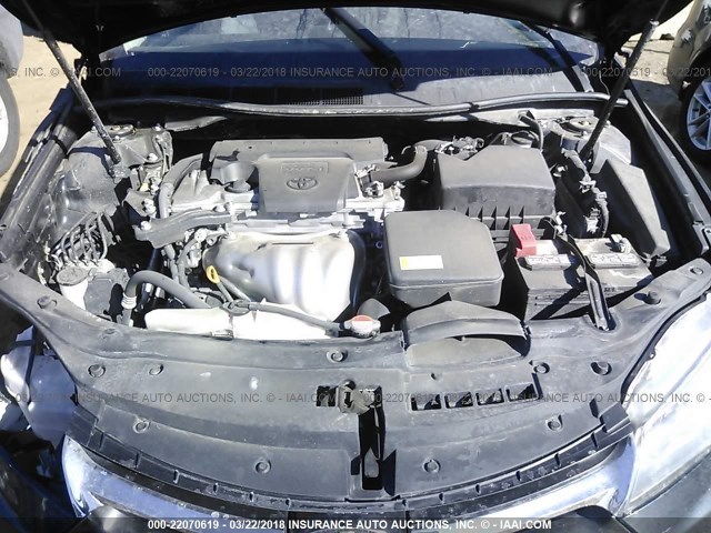 4T4BF1FK6GR526806 - 2016 TOYOTA CAMRY LE/XLE/SE/XSE BLACK photo 10