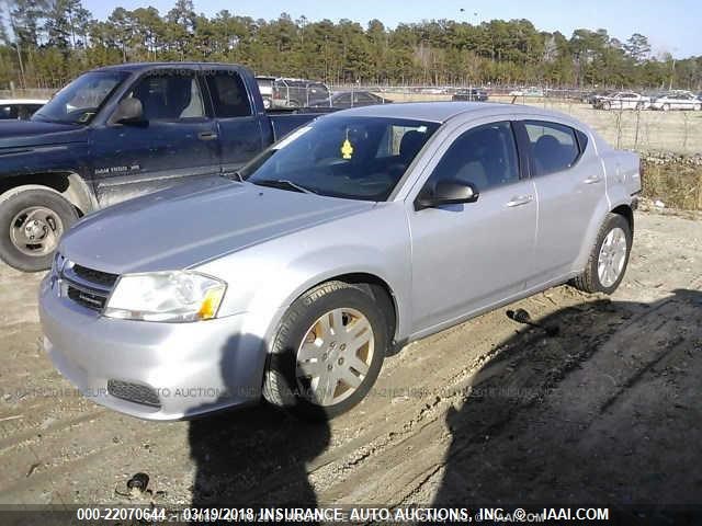 1B3BD4FB9BN541858 - 2011 DODGE AVENGER EXPRESS 银色 照片 2