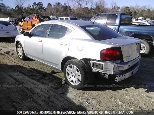 1B3BD4FB9BN541858 - 2011 DODGE AVENGER EXPRESS 银色 照片 3