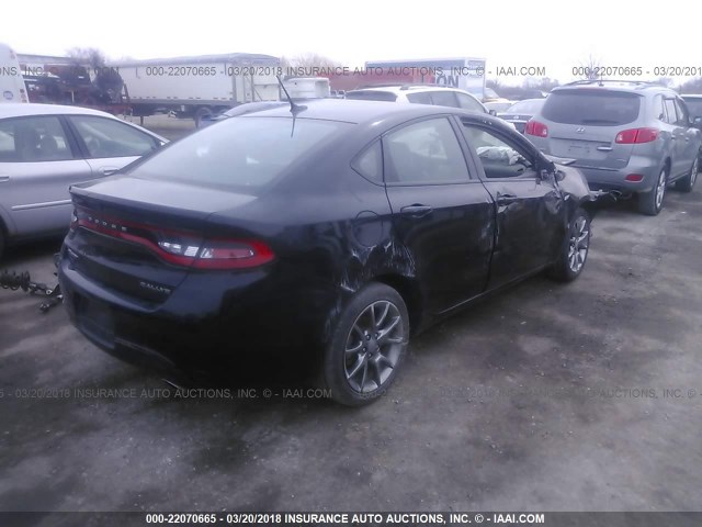 1C3CDFBA3DD311872 - 2013 DODGE DART SXT BLACK photo 4