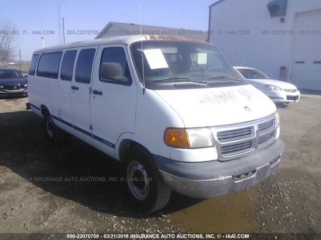 2B5WB35Z7XK539083 - 1999 DODGE RAM WAGON B3500 WHITE photo 1