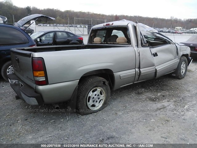 2GCEC19T9X1252912 - 1999 CHEVROLET SILVERADO C1500 TAN photo 4