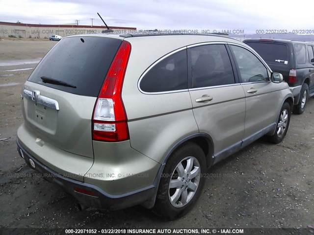 JHLRE48778C025430 - 2008 HONDA CR-V EXL Champagne photo 4