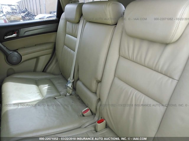 JHLRE48778C025430 - 2008 HONDA CR-V EXL Champagne photo 8