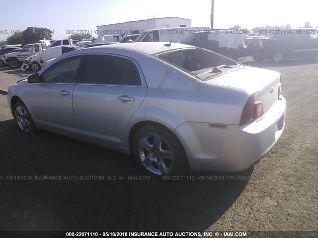 1G1ZC5E06A4119128 - 2010 CHEVROLET MALIBU 1LT SILVER photo 3