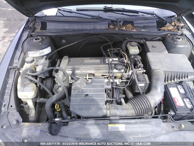 1G2NE52F73C213301 - 2003 PONTIAC GRAND AM SE GRAY photo 10