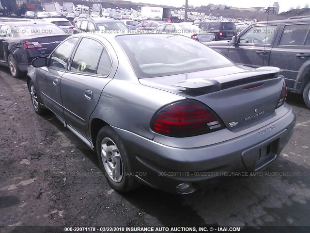 1G2NE52F73C213301 - 2003 PONTIAC GRAND AM SE GRAY photo 3