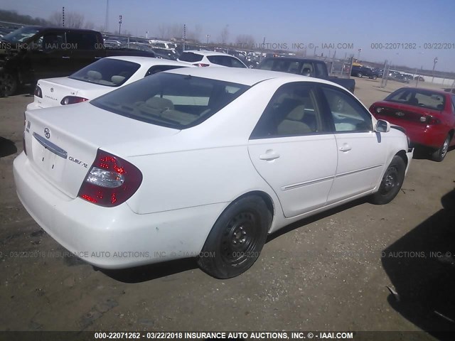 4T1BE32K92U046055 - 2002 TOYOTA CAMRY LE/XLE/SE თეთრი ფოტო 4