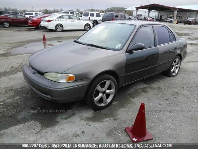 1Y1SK5281XZ425540 - 1999 CHEVROLET GEO PRIZM LSI BROWN photo 2