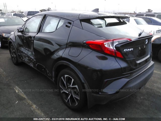 NMTKHMBX8JR012008 - 2018 TOYOTA C-HR XLE/XLE PREMIUM BLACK photo 3