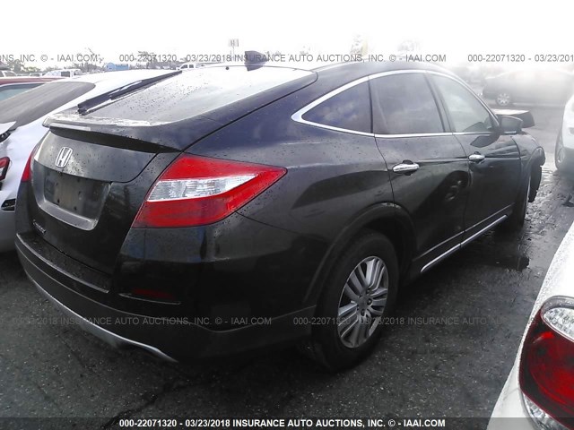 5J6TF3H38DL004937 - 2013 HONDA CROSSTOUR EX BLACK photo 4