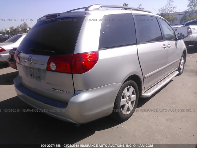 5TDZA23C96S449852 - 2006 TOYOTA SIENNA CE/LE GOLD photo 4