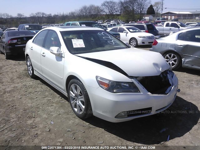 JH4KB2F62AC001823 - 2010 ACURA RL WHITE photo 1