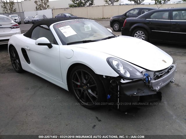 WP0CB2A88DS132540 - 2013 PORSCHE BOXSTER S WHITE photo 1