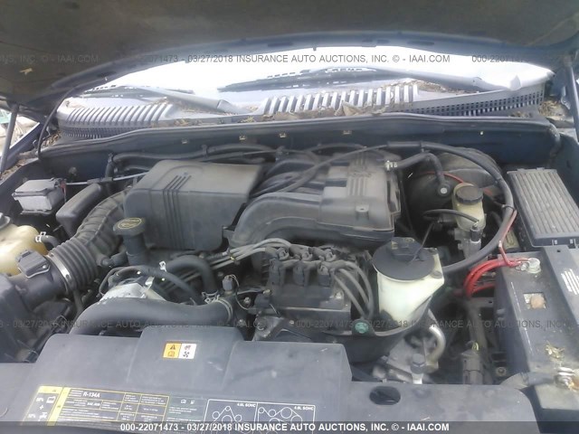1FMZU63K53UB93749 - 2003 FORD EXPLORER XLT/XLT SPORT/NBX BLUE photo 10