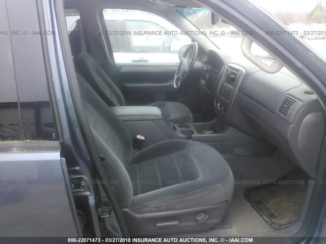 1FMZU63K53UB93749 - 2003 FORD EXPLORER XLT/XLT SPORT/NBX BLUE photo 5