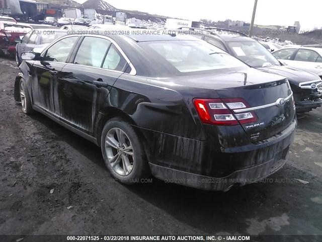 1FAHP2H89FG103427 - 2015 FORD TAURUS SEL BLACK photo 3