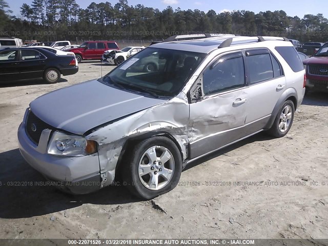 1FMZK021X5GA12027 - 2005 FORD FREESTYLE SEL SILVER photo 2