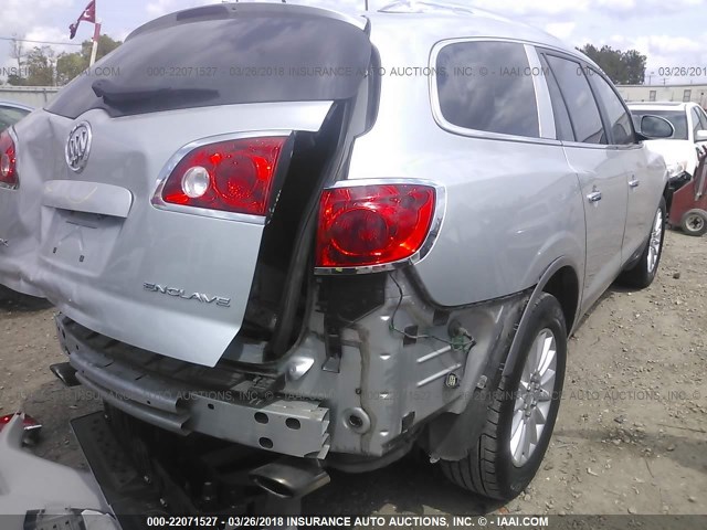 5GAKRCED6CJ274685 - 2012 BUICK ENCLAVE SILVER photo 4