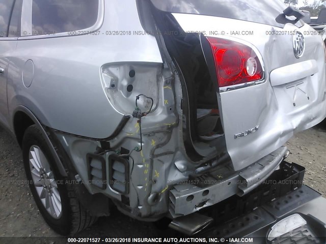 5GAKRCED6CJ274685 - 2012 BUICK ENCLAVE SILVER photo 6
