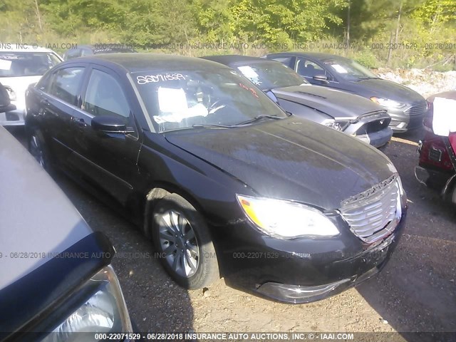 1C3CCBBB0CN171907 - 2012 CHRYSLER 200 TOURING BLACK photo 1