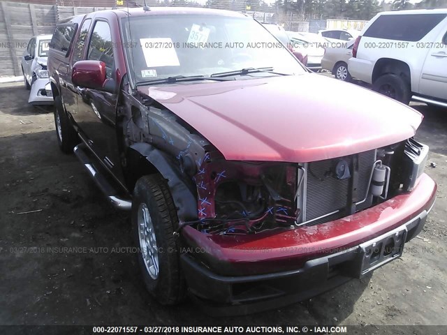 1GCJTCDE5A8101623 - 2010 CHEVROLET COLORADO LT RED photo 1