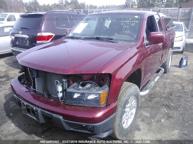 1GCJTCDE5A8101623 - 2010 CHEVROLET COLORADO LT RED photo 2