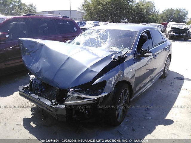 1VWDT7A37HC084349 - 2017 VOLKSWAGEN PASSAT R-LINE Boz foto 2