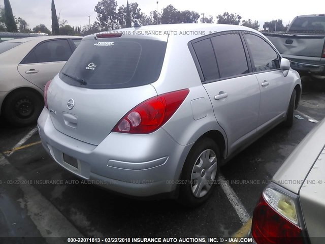 3N1BC1CP0BL417738 - 2011 NISSAN VERSA S/SL SILVER photo 4