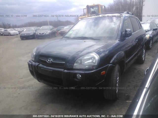 KM8JN72D37U669165 - 2007 HYUNDAI TUCSON SE/LIMITED BLACK photo 2