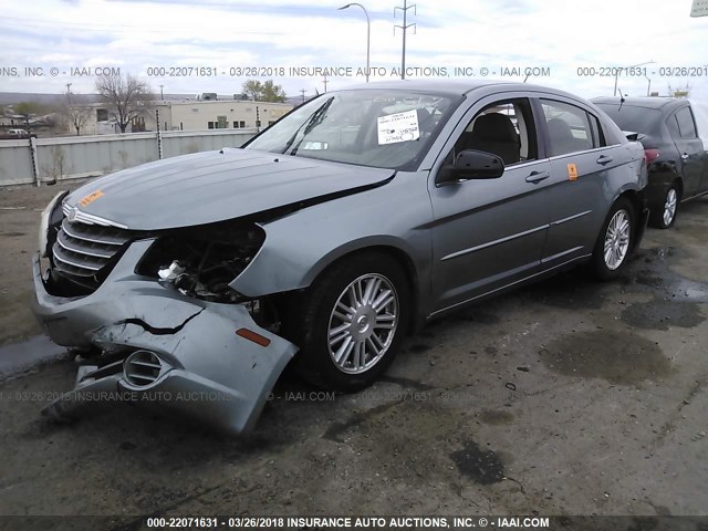 1C3LC56R28N285195 - 2008 CHRYSLER SEBRING TOURING BLUE photo 2