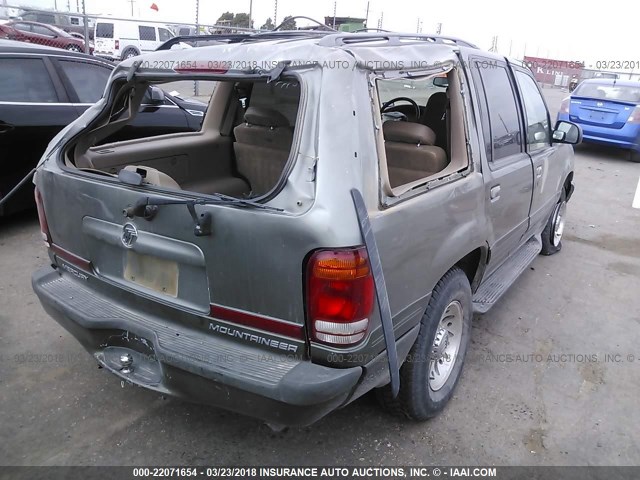 4M2DU86P2YUJ36556 - 2000 MERCURY MOUNTAINEER  GREEN photo 4