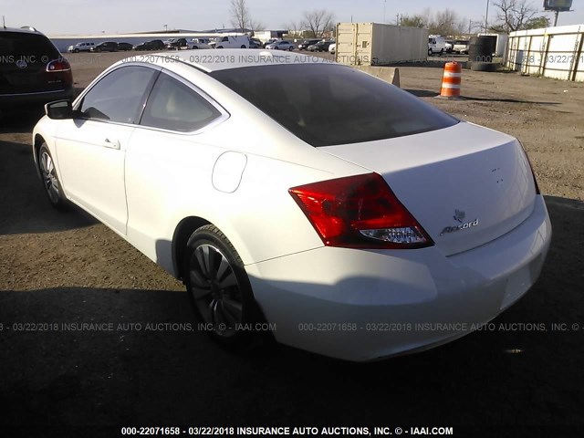 1HGCS1B85BA009503 - 2011 HONDA ACCORD EXL WHITE photo 3