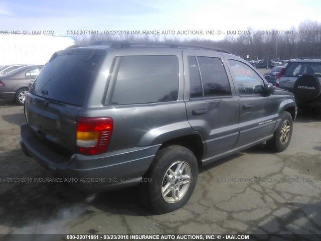 1J4GW48S24C317013 - 2004 JEEP GRAND CHEROKEE LAREDO/COLUMBIA/FREEDOM 灰色 照片 4