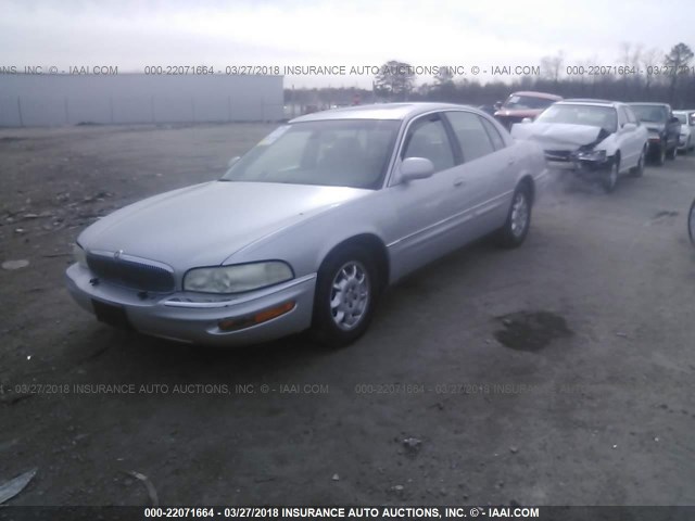 1G4CU541624161350 - 2002 BUICK PARK AVENUE ULTRA GRAY photo 2