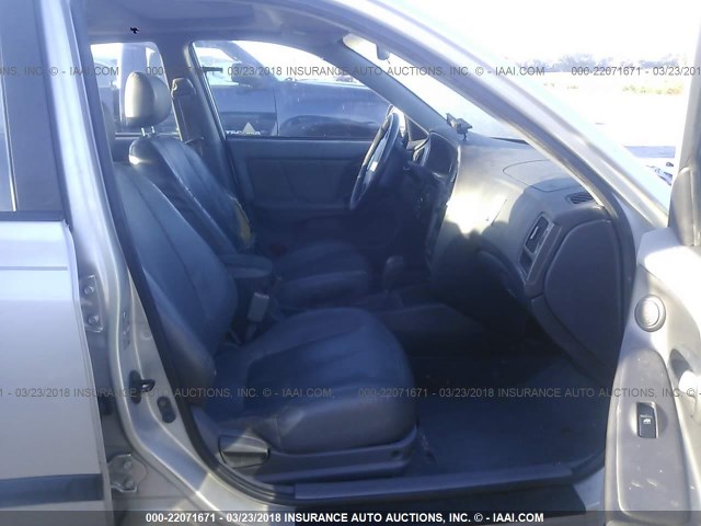 KMHDN46D35U984938 - 2005 HYUNDAI ELANTRA GLS/GT SILVER photo 5