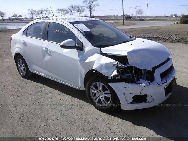 1G1JB5SH7C4151762 - 2012 CHEVROLET SONIC LS 白色 照片 1