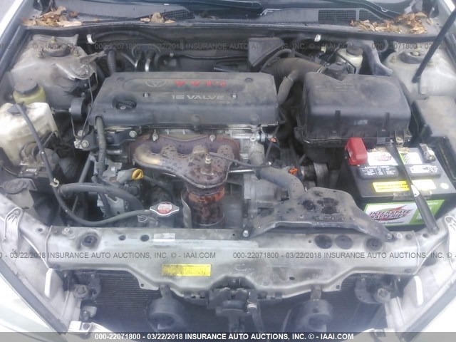 4T1BE32K45U550744 - 2005 TOYOTA CAMRY LE/XLE/SE SILVER photo 10