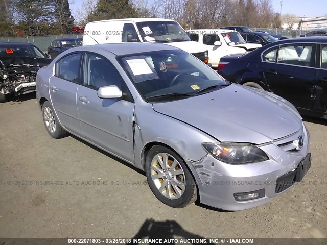 JM1BK323081811380 - 2008 MAZDA 3 S SILVER photo 1