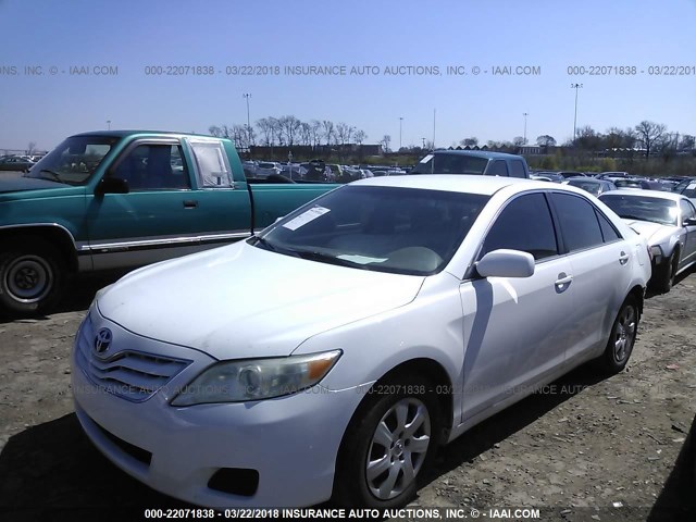 4T1BF3EK2AU559235 - 2010 TOYOTA CAMRY SE/LE/XLE WHITE photo 2