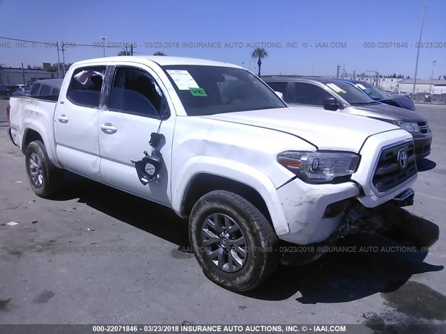 5TFAZ5CN6HX040293 - 2017 TOYOTA TACOMA DBL CAB/SR5/TRD SPORT/OR WHITE photo 1