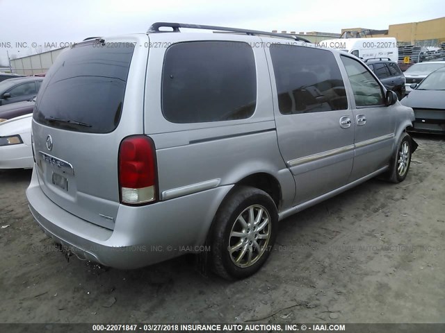 5GADX23L45D256397 - 2005 BUICK TERRAZA CX GRAY photo 4