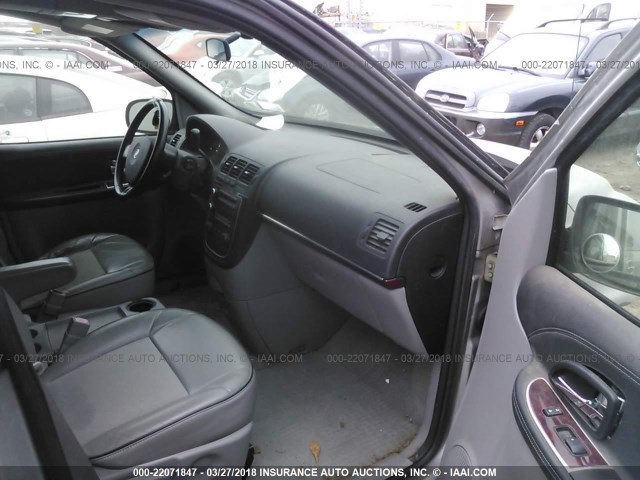 5GADX23L45D256397 - 2005 BUICK TERRAZA CX GRAY photo 5