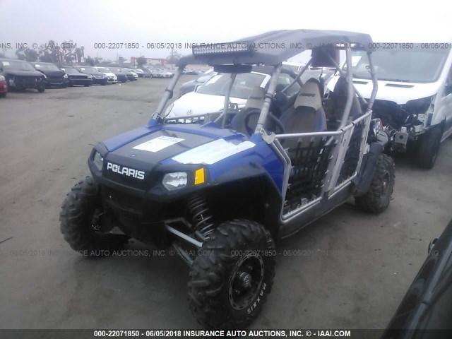 4XAXH76A3AD092948 - 2010 POLARIS RANGER BLUE photo 2