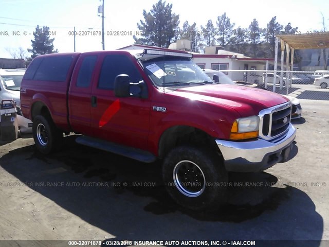 1FTNX21S31EA38288 - 2001 FORD F250 SUPER DUTY RED photo 1